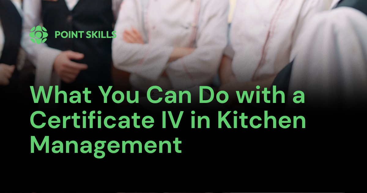 Chef working in commercial kitchen