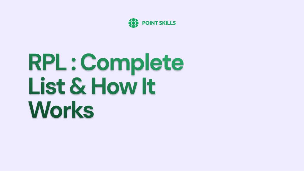 RPL Certificate III, IV, and Diploma options in Australia